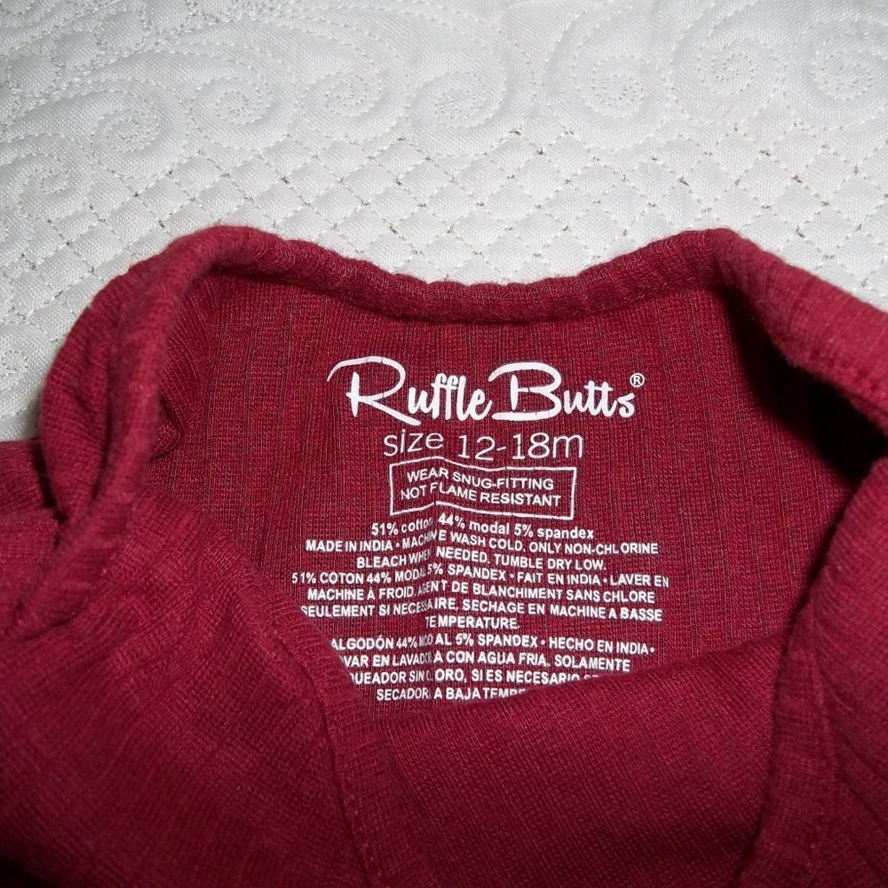 Ruffle Butts Girls 2 Piece Pajama Set - 12 to 18 months - Picture 3 of 3